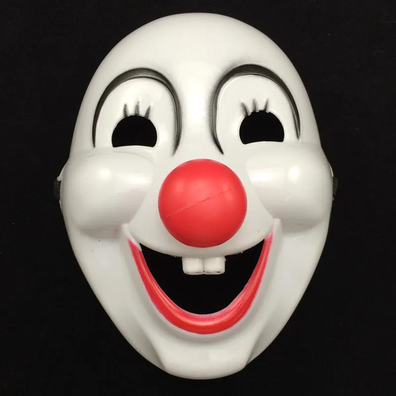 Czerwony nos klaun maska ​​pełna twarz karnawał maski śmieszne halloween prop Masquerade party kostium nowość prezent Darmowa wysyłka