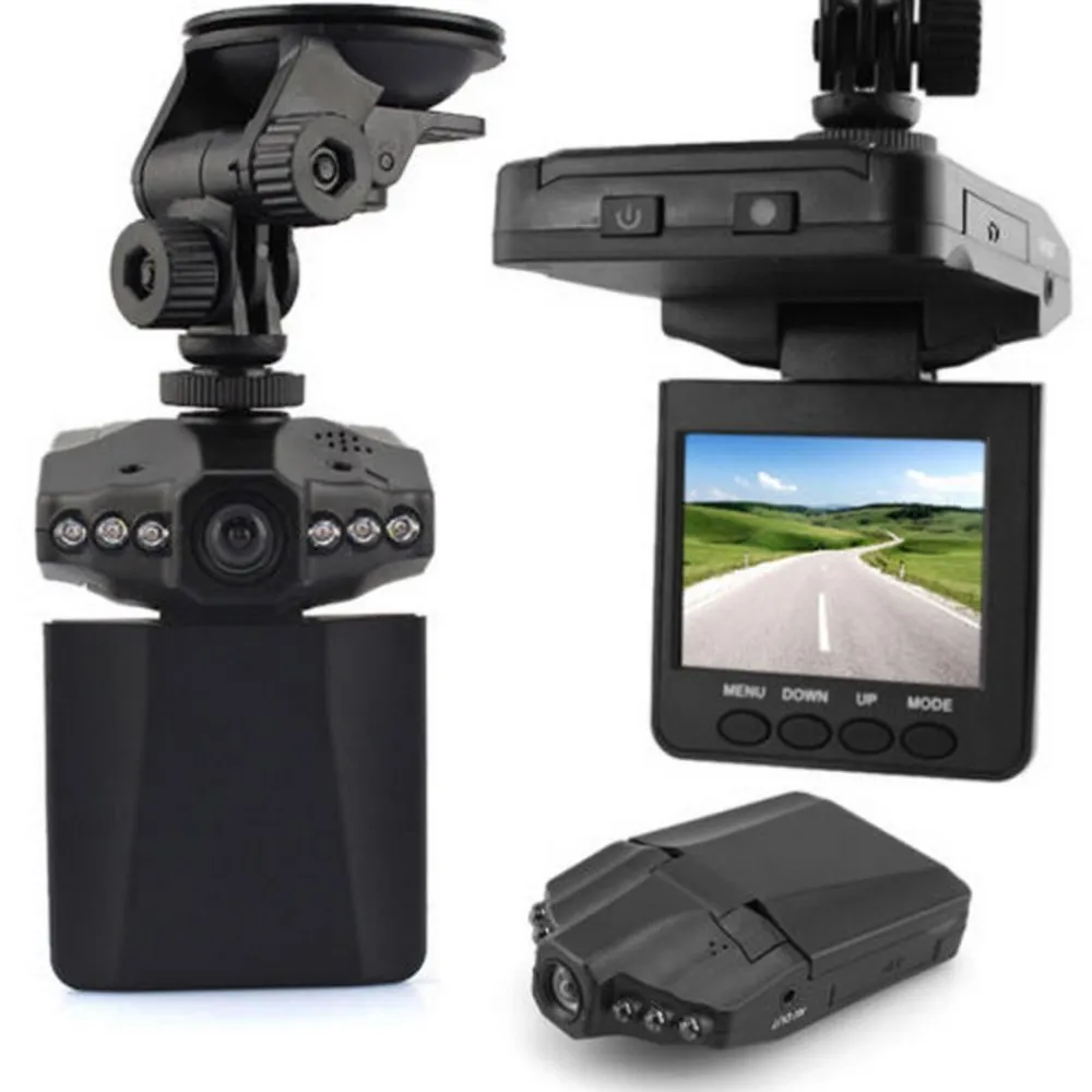 H198 2,5 "HD Auto Kamera Recorder 6 LED DVR Road Dash Video Camcorder LCD 270 Grad Weitwinkel Bewegungserkennung hohe Qualität ~