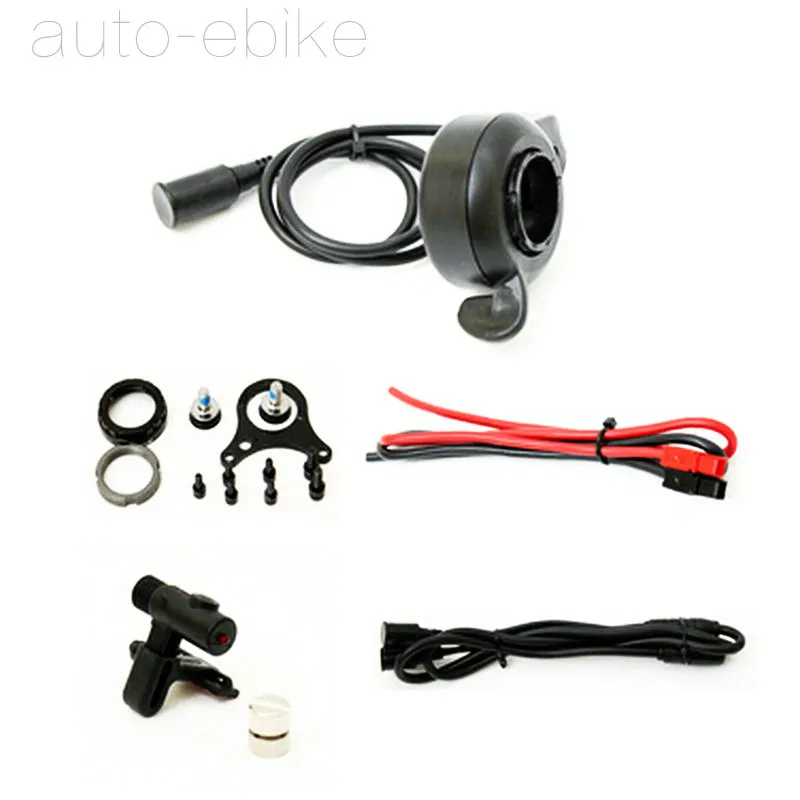 Ny version 48v 1000w 46t Chainwheel BBSHD 8FUN BAFANG Mid Drive Motor Ebike Kit Motor 6V Light, Light and Gear Sensor Connectors ingår