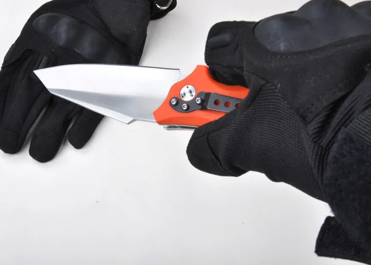Najwyższa jakość Voltron Flipper Folder Nóż 8Cr18 HRC60 Satynowe ostrze G-10 Uchwyt EDC Kieszenia Knifes Knifes Outdoor Survival Składany Noże