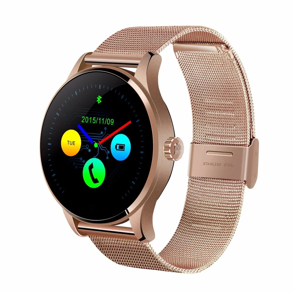 Mais novo K88H Relógio Inteligente Bluetooth 4.0 Com Monitor de Freqüência Cardíaca Para IOS E Andoid, Unisex Wearable Bluetooth Relógio Inteligente com IP54 À Prova D 'Água