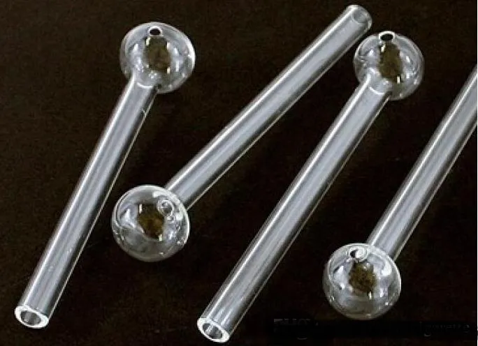 2018 neues Pyrex Glas Ölbrennerrohr Klarglas Ölbrenner Glasrohr Glasrohr Öl nail 10cm