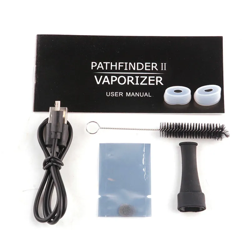 Pathfinder V II Dry Herb Vaporizer pen herbal Starter Kits hebe electronic cigarette Kit 2200mah vapor 510 Thread 0268059