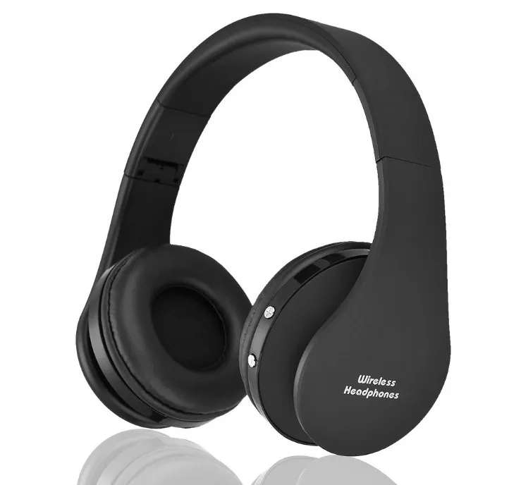 NX-8252 Professionell vikbara trådlösa hörlurar Super Effect Stereo Bass Headset Sport Running Bluetooth v3.0 + EDR med detaljhandeln