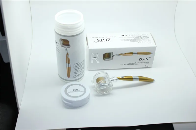 TM-ZGTS 192 MOQ ZGTS Titainium Aloy Micro Needle Derma Roller com 192 agulhas dermaroller