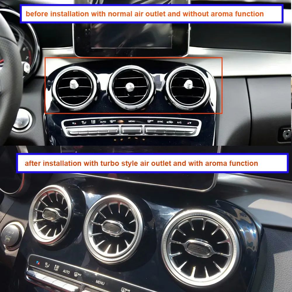 Set Car Air Freshener Air Conditioning Air Vent Nozzles Car Fragrance Car  Perfume For Mercedes Benz GLC Coupe W253 From Specialautoparts, $266.84