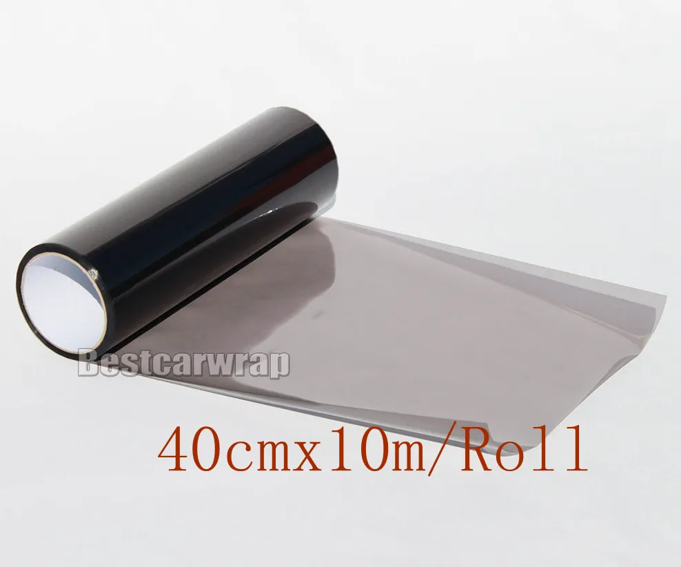 1 لفات / Lot Light Smoke Meadlights Thinting Melecting Light Film Light Black Smoke Tint Size 0.3x10m / Roll