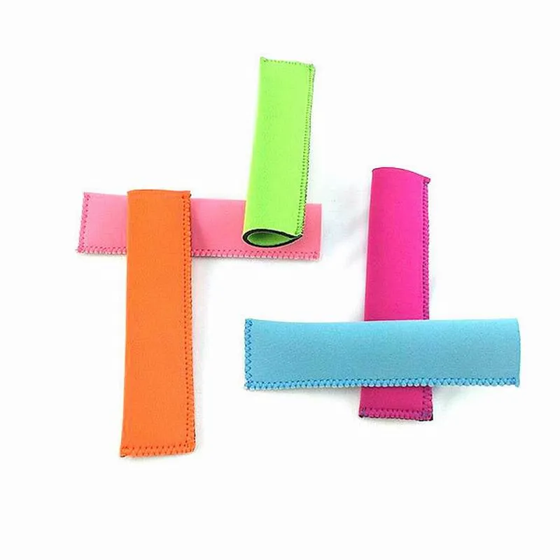 DHL Free shipping,50pcs Popsicle Holders Pop Ice Sleeves Freezer Pop Holders Cream Covers Ice Lolly in Summer