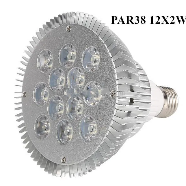 E27 E26 PAR38 LED電球ライト24W 30W 36W Dimmable 110V 220V WarmpureCool White LED Spotights9704682