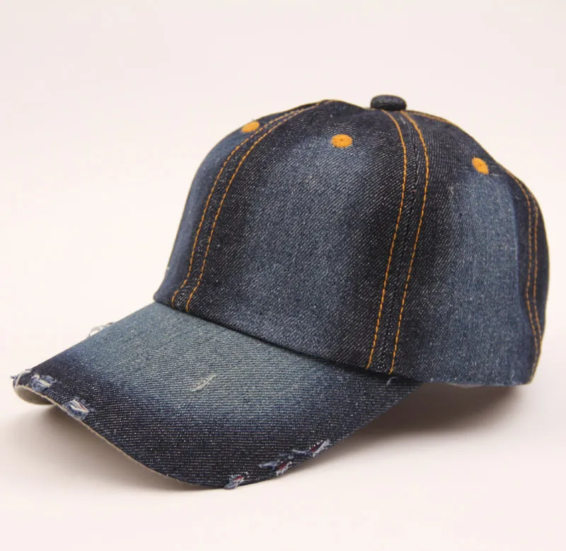 Mode Unisexe Jean Sport Chapeau Casual Denim Baseball Cap Soleil Chapeau / Livraison Gratuite