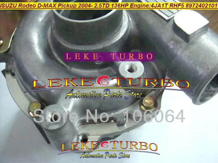 ISUZU Rodeo D-MAX Pick-up 2004- 2.5L TD 136HP 4JA1T RHF5 8972402101 turbocharger (2)