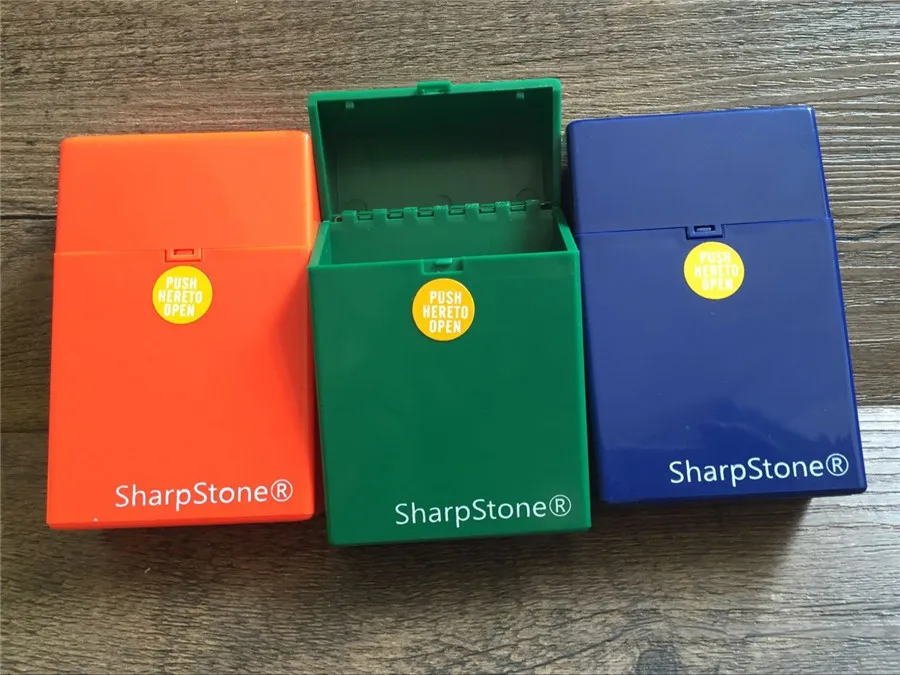 Полный пакет 20 шт SharpStone сигареты хранения Box Емкость Sharp Stone портсигар Sharp Stone мундштук