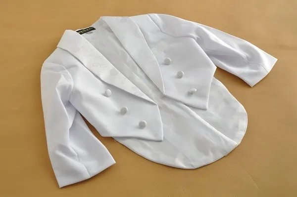 Baby Boy Pięć sztuk Zestaw ubrania Dzieci Tuxedo Dzieci Formalny garnitur ślubny Baby Boys Blazers Suits Black White 14 Year390915