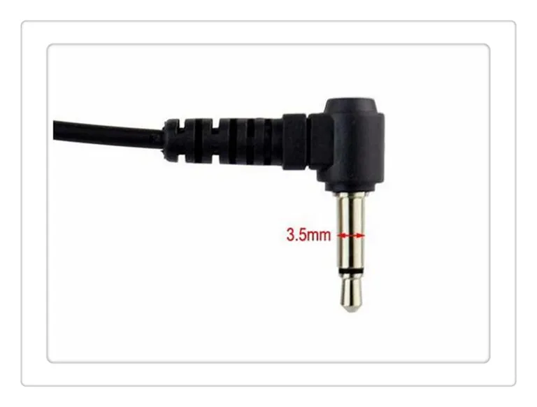 DHL Intercomunicador Ptt Garganta Microfone Fone de Ouvido Acústico Microfone Covert Fone de Ouvido para Yaesu Vx-2r 3r Ft-50r Ft-60r 3.5mm 1 Pin Rádios