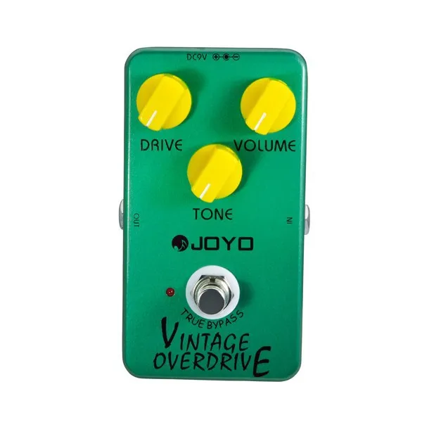 Sıcak Satış JOYO JF-01 Vintage Overdrive Gitar Efekt Pedal ile Ture Bypass JRC4588 Çip