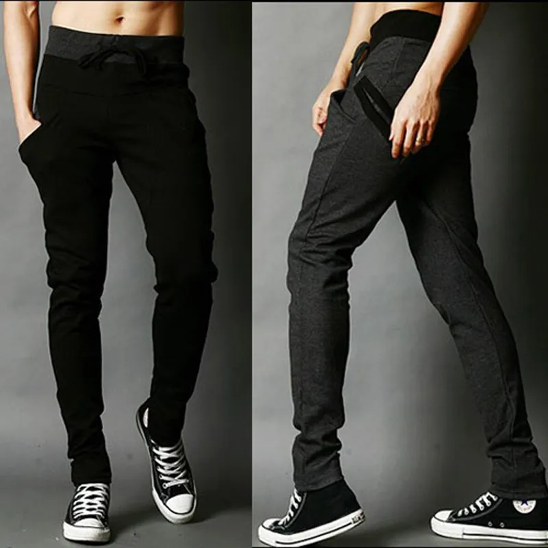 2017 New Fashion Men Jogger Pants Chinos Skinny Joggers Harem Pants Sweat Pants Men Sport Trousers