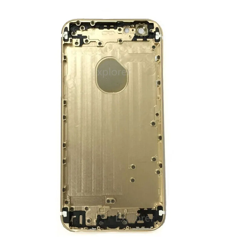 För iPhone 6 6g plus 5,5 4,7 tums fullfölja fullt boende Back batteri dörrväska Skydd + Verktyg 1 st / parti