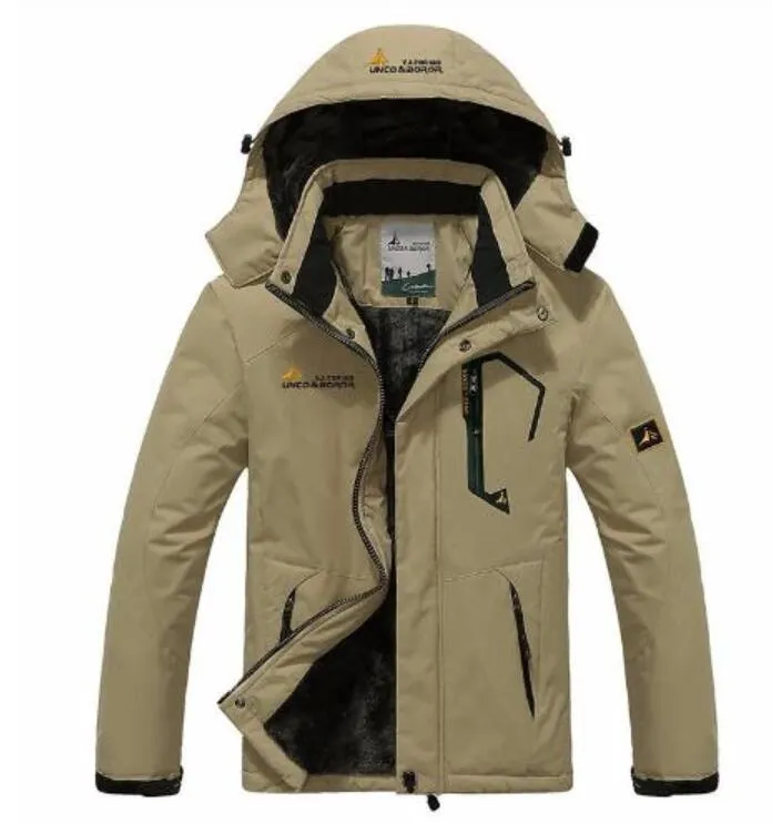 giacca invernale da uomo capispalla in pile spesso cotone caldo piumino impermeabile parka antivento uomo abbigliamento di marca