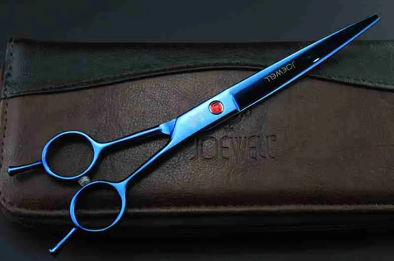 5 cores 7 polegada tesoura de corte de cabelo profissional pet tesoura de cabelo roxo / preto / ouro / azul / colorido frete grátis