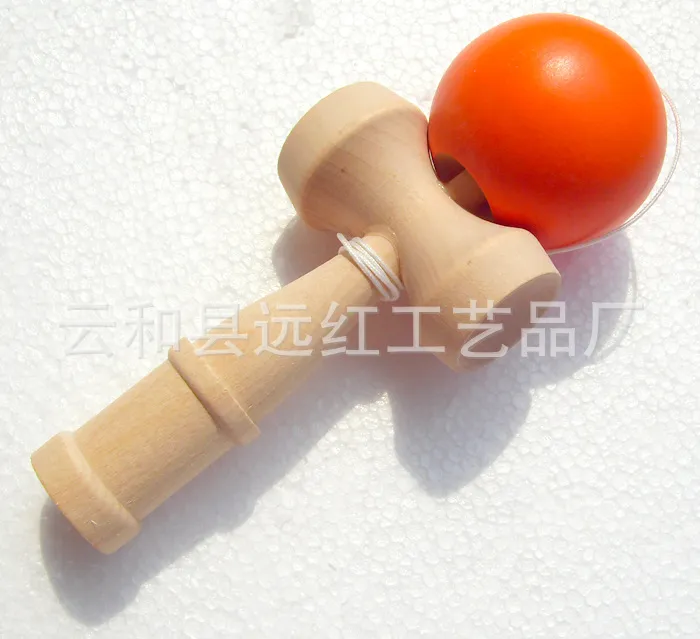 8 Kolor Nowy Duży Rozmiar 18 * 6 CM Kendama Ball Japoński Tradycyjny Drewno Gry Zabawki Edukacja Prezent Dzieci Zabawki DHL / Fedex Darmowa Wysyłka