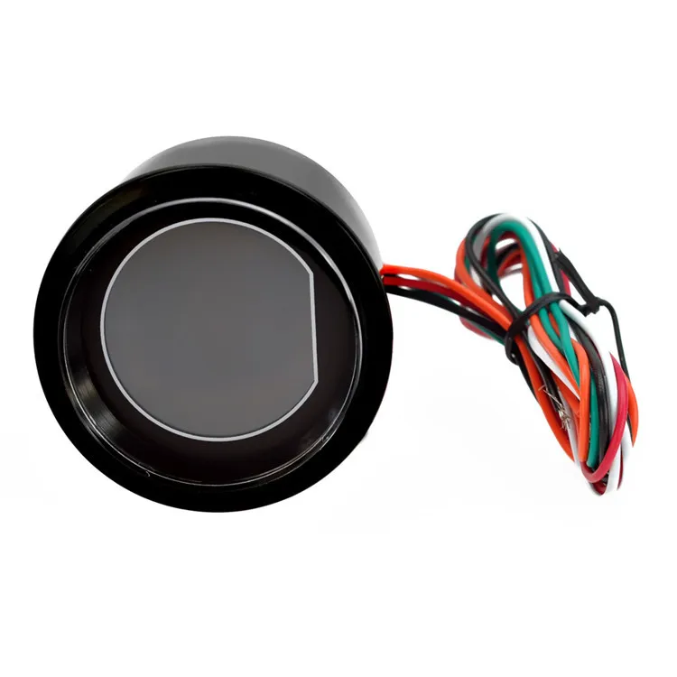 2 inç 52mm su sıcaklığı göstergesi 12v mavi kırmızı ışık tonu lens lcd ekran araba dijital su sıcaklığı ölçer enstrümanı256D