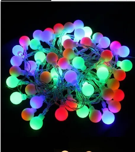 10m 100 LEDs Battery Powered Led Ball string light Fairy light home Hotel Christmas Bar Party Ball Wedding Event decoration