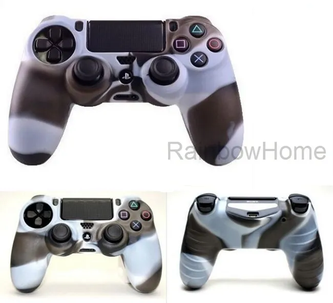 Zachte siliconen rubber beschermende mouw case huidkap voor PlayStation DUALSHOCK 4 PS5 PS4 PS3 XBOX One 360 ​​controller gamepad