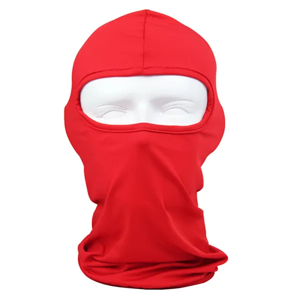 Maschera da motociclista per ciclismo con collo da sci, passamontagna integrale in Lycra, protezione esterna intera2656