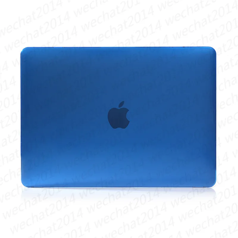 Custodie laptop trasparenti in plastica di cristallo trasparente Custodia protettiva tutto il corpo Apple MacBook Air Pro 11 '' 12 '' 13 
