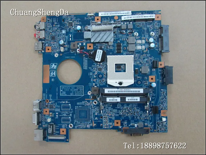 소니 MBX-250 Z40HR MB S0203-2를위한 VPCEG 시리즈 어미판 48.4MP06.021 A1829659A 인텔 DDR3 100 % 일 시험 완전히