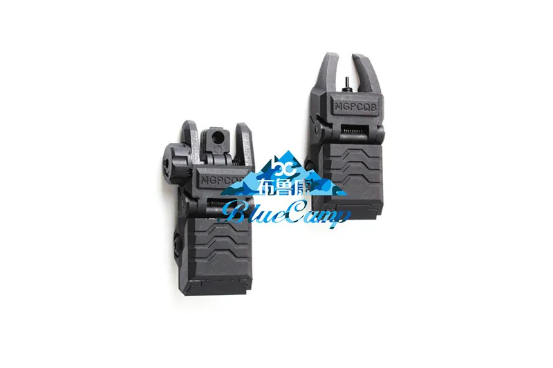 floding back-up polymer sight front and rear hunting Rifle scopes for 20mm rail mount AR15 M4 arisoft