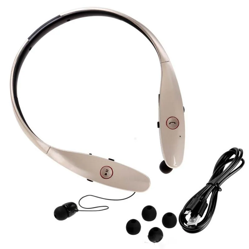 سماعات الاستريو اللاسلكية Bluetooth 4.0 Sport Headphones HBS 900 سماعات الرأس النغمة + نغمات Infinim لرقبة الآيفون Samsung LG LG