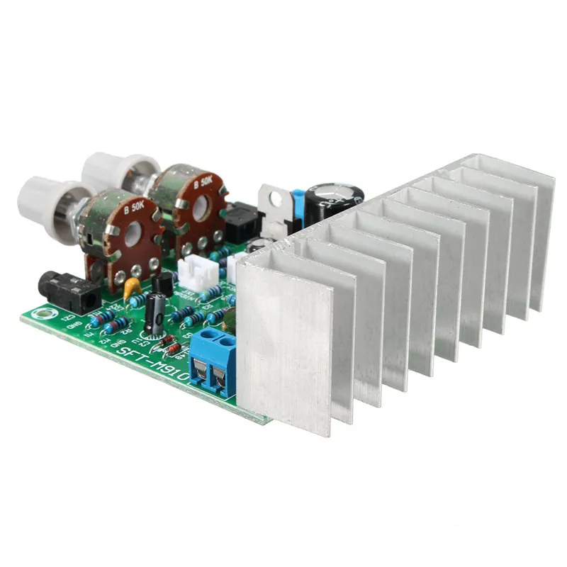 Freeshipping 15W+15W AC/DC 12V TDA7297 Digital Audio Amplifier Board Dual-Channel Module