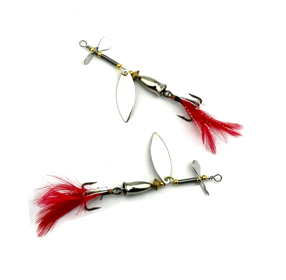 Hengjia Partal ISCA Konstgjord fiske Sked Lure Metall Hård Baits Fiskehandtag 8,2cm 7g Sequins Spinner Bait Gratis frakt SP184