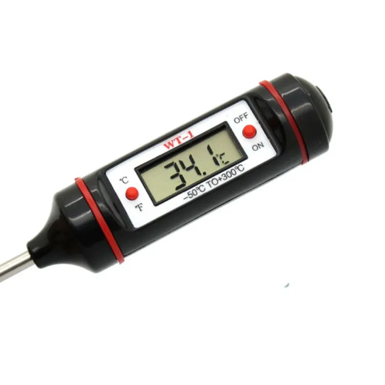 WT-1 Thermomètre Alimentaire Thermographe Numérique Stylo Aiguille Sonde  Type Électronique Cuisine Température Mètre Barbecue Liquide Thermomètre À