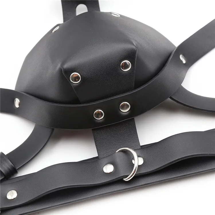 BDSM Donkey Mouth Gag Muzzle Sex Toys Head Harness Bondage Gear Restraints Fetish Play Adult Products Black7156569