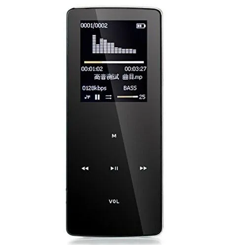 ل onn w6 بلوتوث مشغل mp3 الرياضة 8GB 1.8 "الشاشة جودة عالية ضياع الموسيقى مشغل مسجل إلكترونيا راديو FM