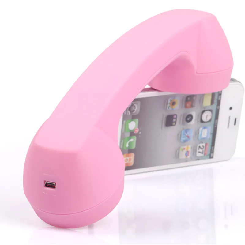 Retro-Design Wireless Günstige Telefon Empfänger Anti-Strahlung Handset Mikrofone für iPhone iPad Mac 7 Farben