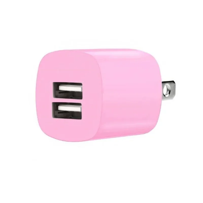 lot 2 USB-poort Dual USB Wall Charger Adapter US Plug Home Travel Charger Voor Smart PhoneMobiele telefoonAndroid telefoon8896079