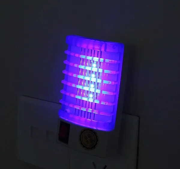 220 V/110 V rayons ultraviolets électrique moustique tueur mouche insecte piège Zapper répulsif Mini LED tueur nuit lampe