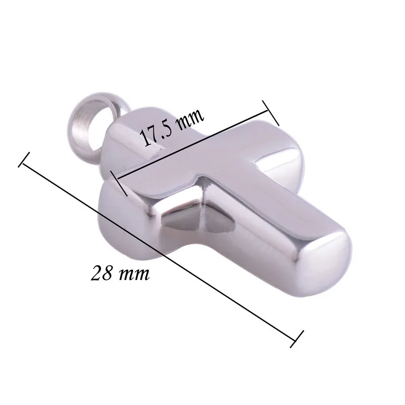 Medaglioni in acciaio inox 316L Argento Piccola croce Urn Ciondolo Ciondolo Collana di cenere Keepsake Gioielli Apribile Put In Profumo o Nota Gioielli classici lucidati