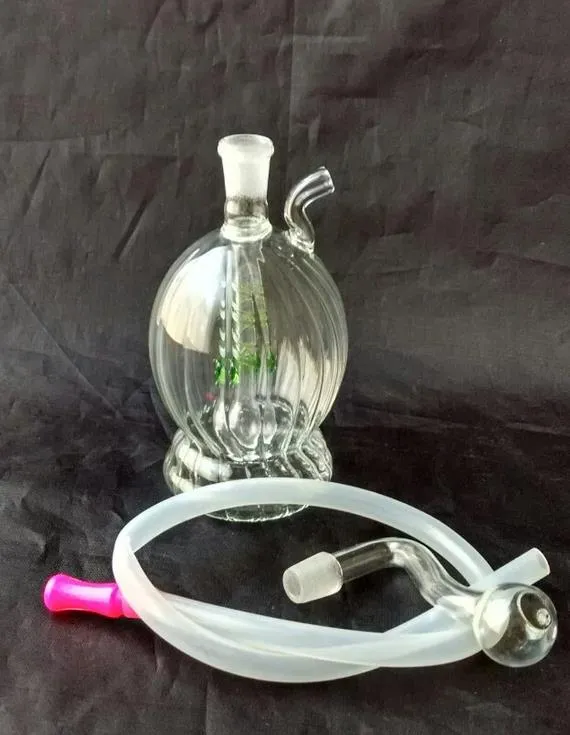 Groothandel gratis verzending ----- 2016 Nieuwe Hookah Polygonal Glass / Glass Bong / Glass Pipe, cadeau-accessoires, kleur Willekeurige levering