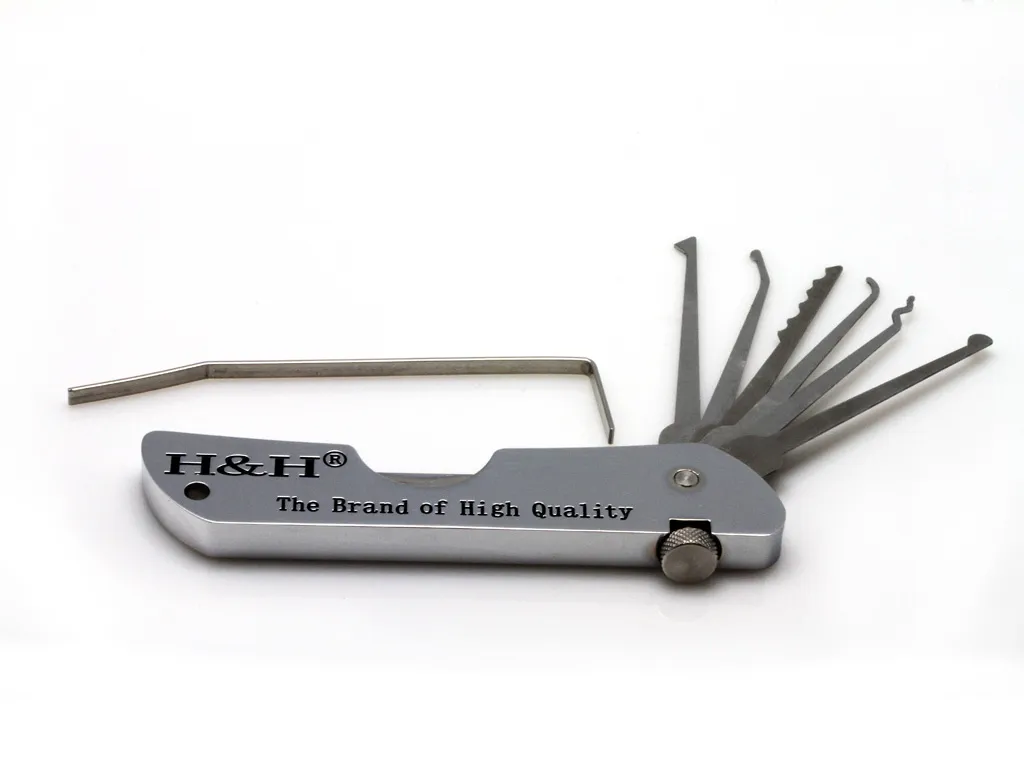 Hot Locksmith HH Fold Pick Tool Blokada Narzędzia Narzędzia Kłódki Locksmith