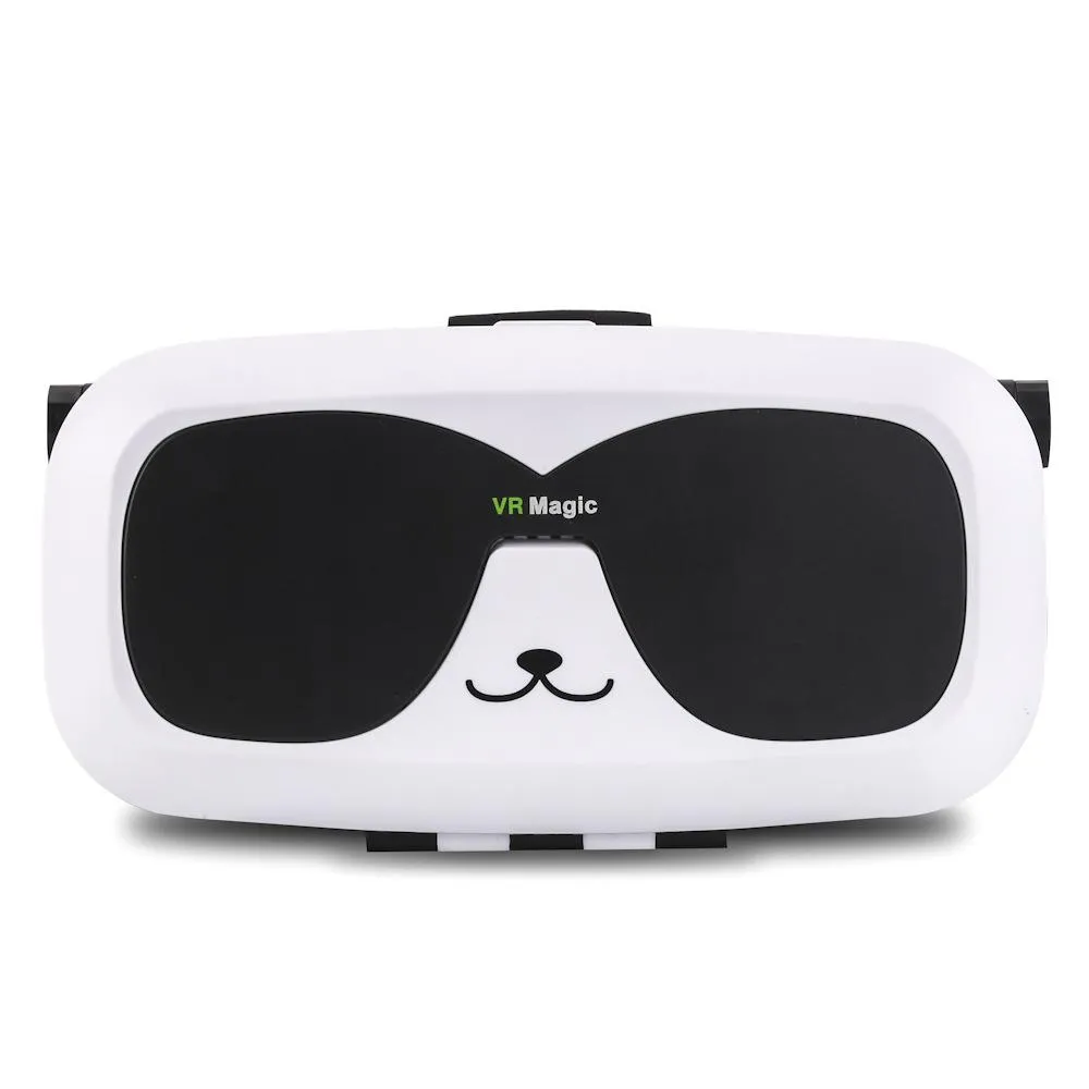 Kung Fu Panda 3D Gear VR Glass Headsets For 3.5 6.0 inch Smart phone Bluetooth Controller Google Cardboard Smart Bluetooth Wireless Mouse