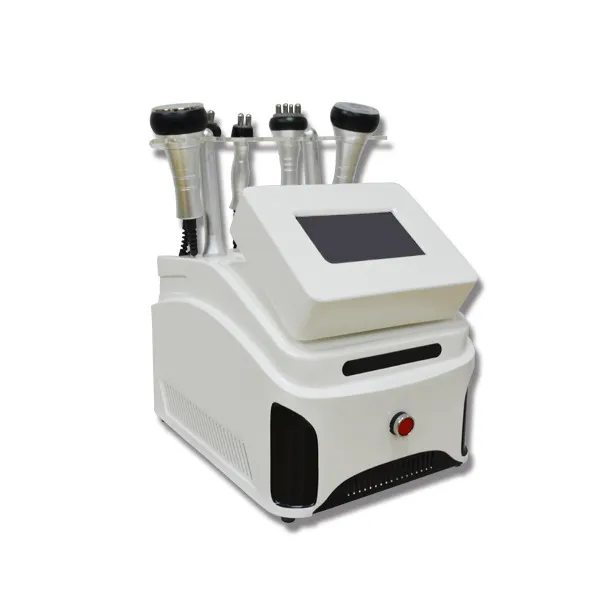 Bärbar 5 i 1 40k kavitation ultraljudsfettsugning med bipolär RF Fourpolar RF Sixpolar RF vakuumbehandling för ansikte och kropp