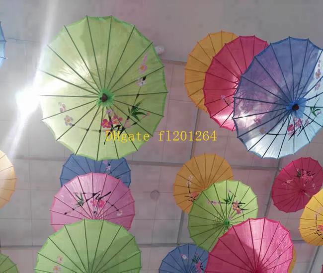 en gros nouveauté fête de mariage parapluie fleur soie tissu vintage parapluie danse parapluie bambou