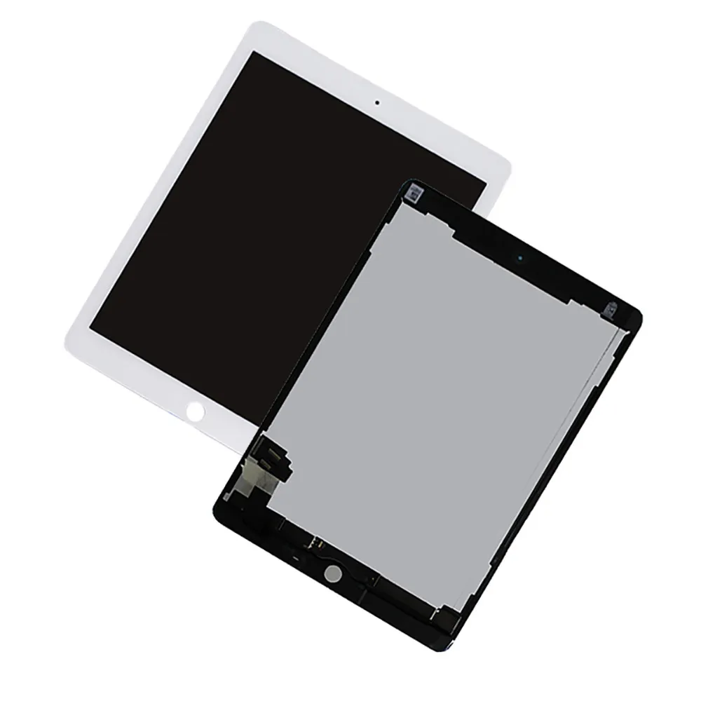 White iPad Air 2 A1566 A1567 LCD Display Digitizer Touch Screen Assembly  Black
