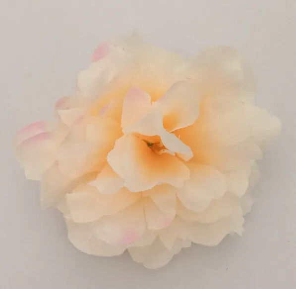 8cm Artificial Silk Peony Flower Heads Simulation Flowers For DIY Hair Dress Corsage Accessories Home Wedding Decoration HJIA209