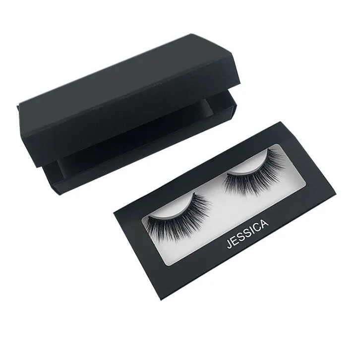 Kvinnor Makeup Popular Beauty False Eyelashes Extensions Handgjorda Ren Mink Ögonfransar Partihandel Fläkt Öppnande