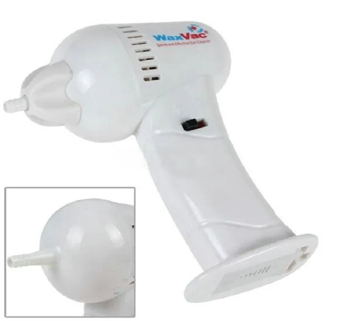 Продвижение Wax Vac Electric Cornless Вакуумное ухольное уборное ухо Wax Безопасное средство для удаления легкого Безболезненного инструмента Силиконовые советы Ухо Безопасный чистый Сухой